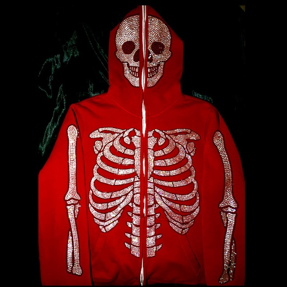 ACTIVITY 'CRYSTAL SKELETON BODY BAG' HOODIE